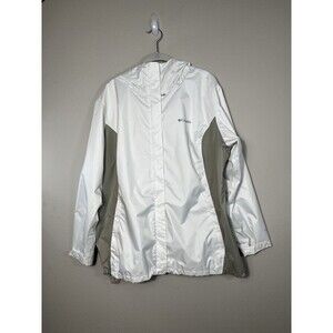 Columbia Womens Arcadia II Lightweight Hooded Packable Rain Jacket SZ 2X